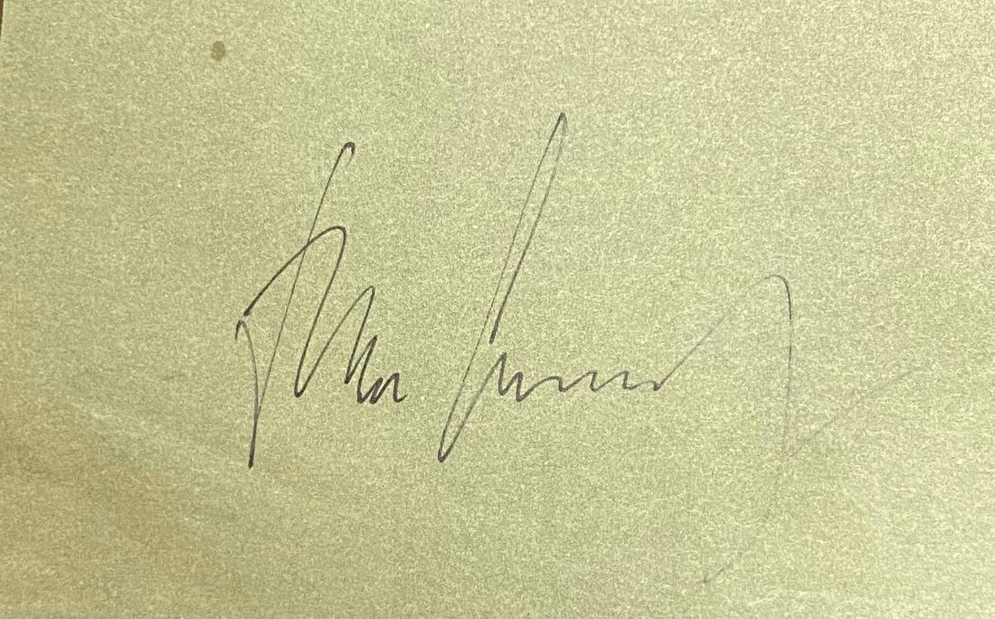 John F Kennedy Autographed Page (1 of 1)