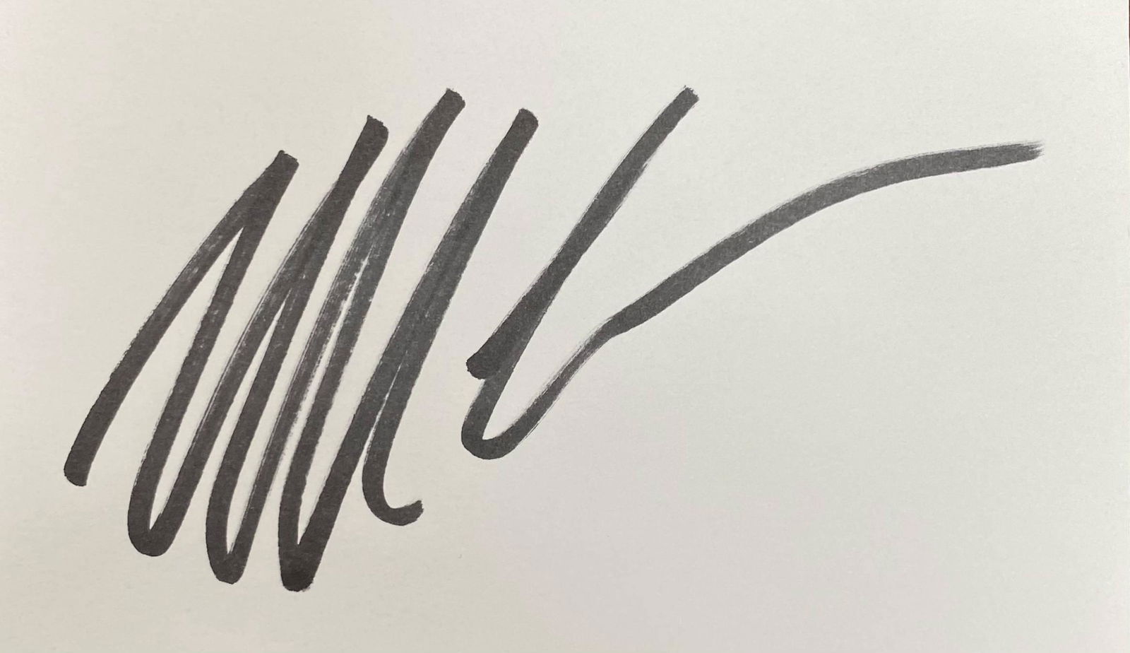 Mike Tyson Autographed Card (1 of 1)