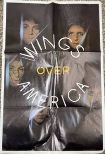 Paul McCartney Autographed Poster Wings: Each item comes with a COA from us. Ask any and all questions before bidding. All framed items take 2 weeks for framing. We ship every day. Once invoice is paid items usually ship within 4 days of pay