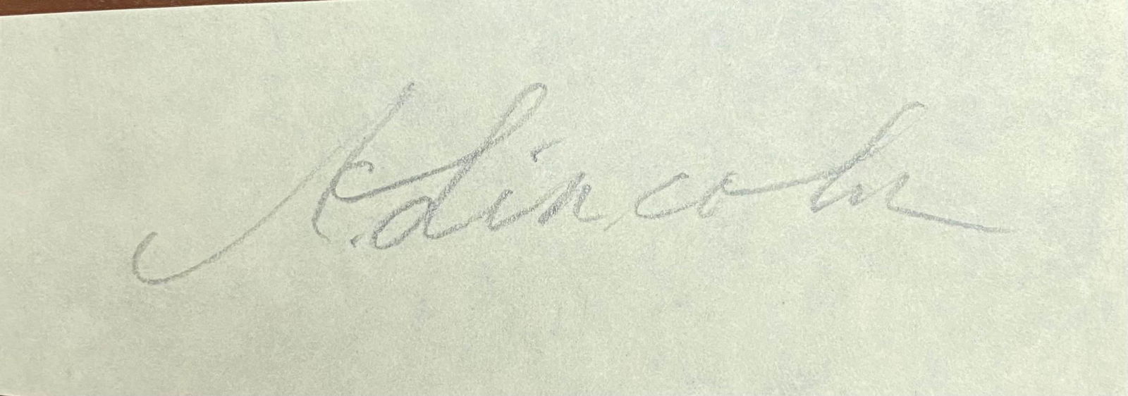 Abraham Lincoln Autographed Page! (1 of 1)