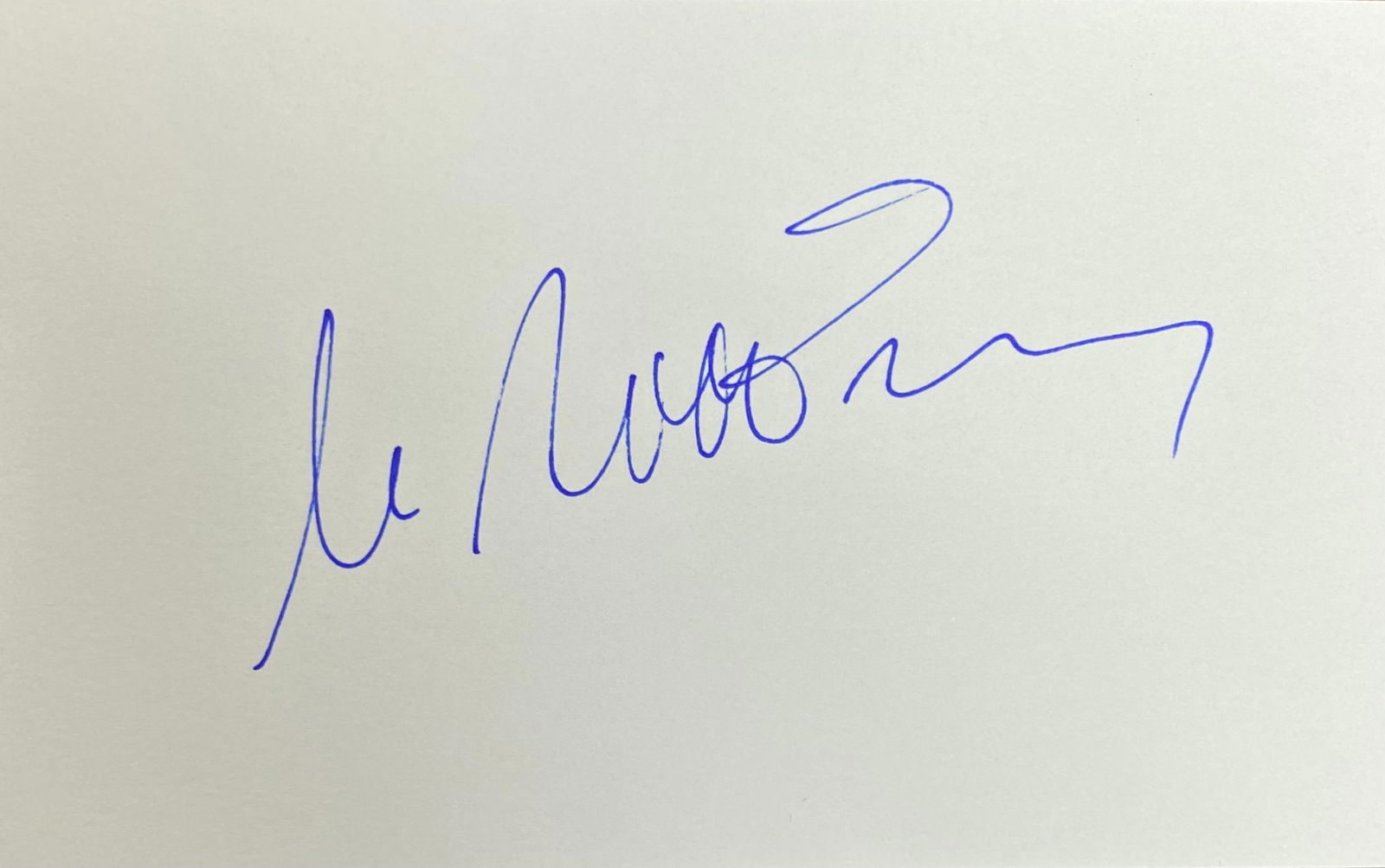 Mikhail Gorbachev Autographed Card (1 of 1)