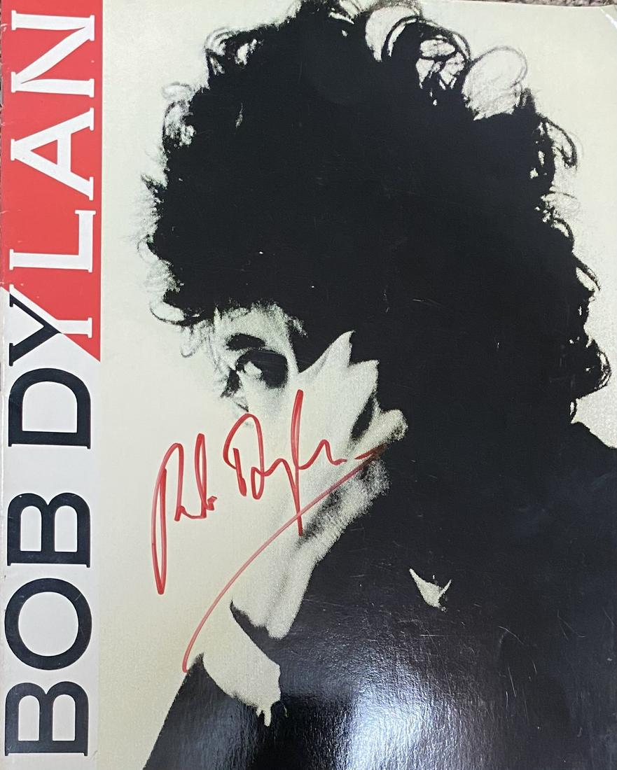 Bob Dylan Autographed Program (1 of 1)