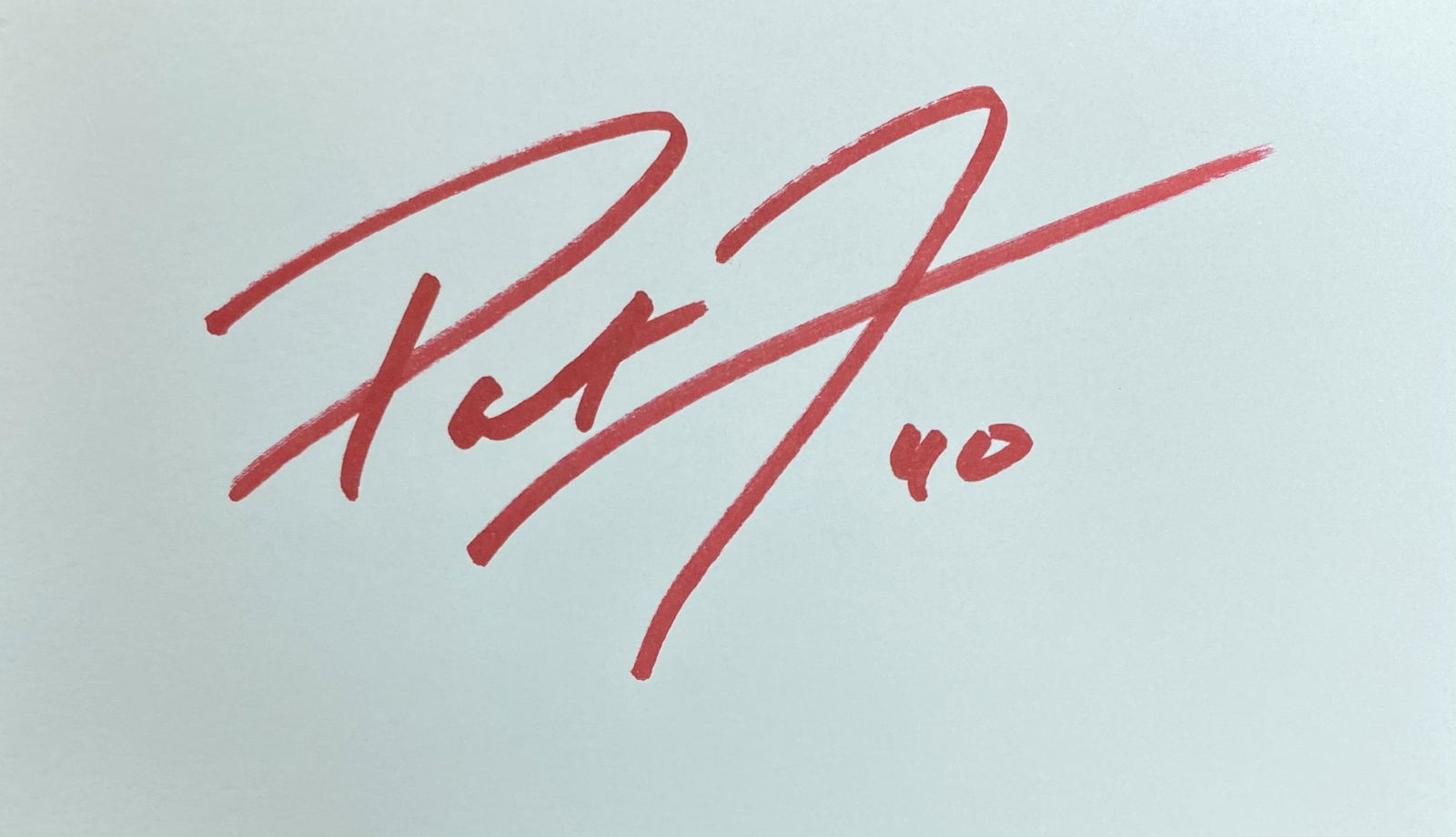 Pat Tillman Autographed CARD (1 of 1)