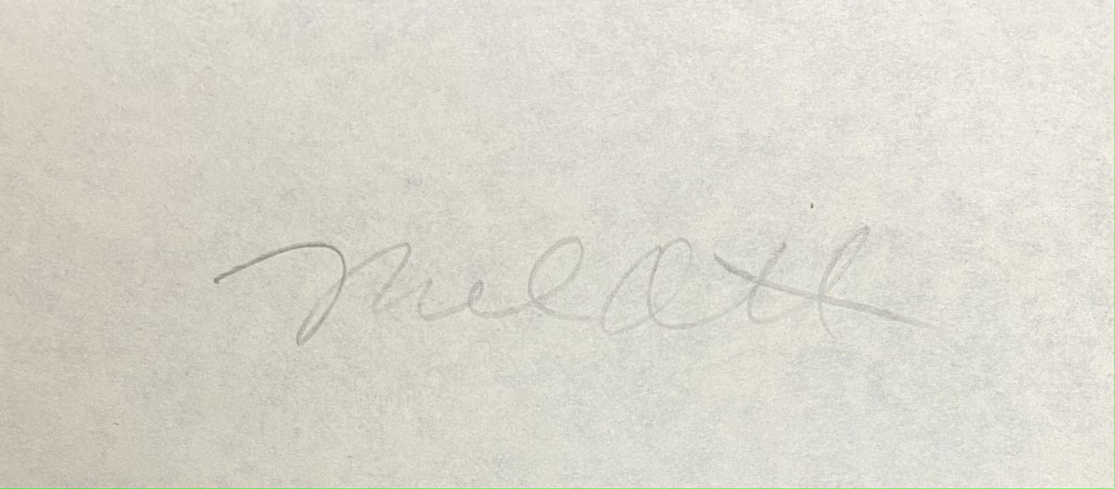 Mel Ott Autographed Cut (1 of 1)