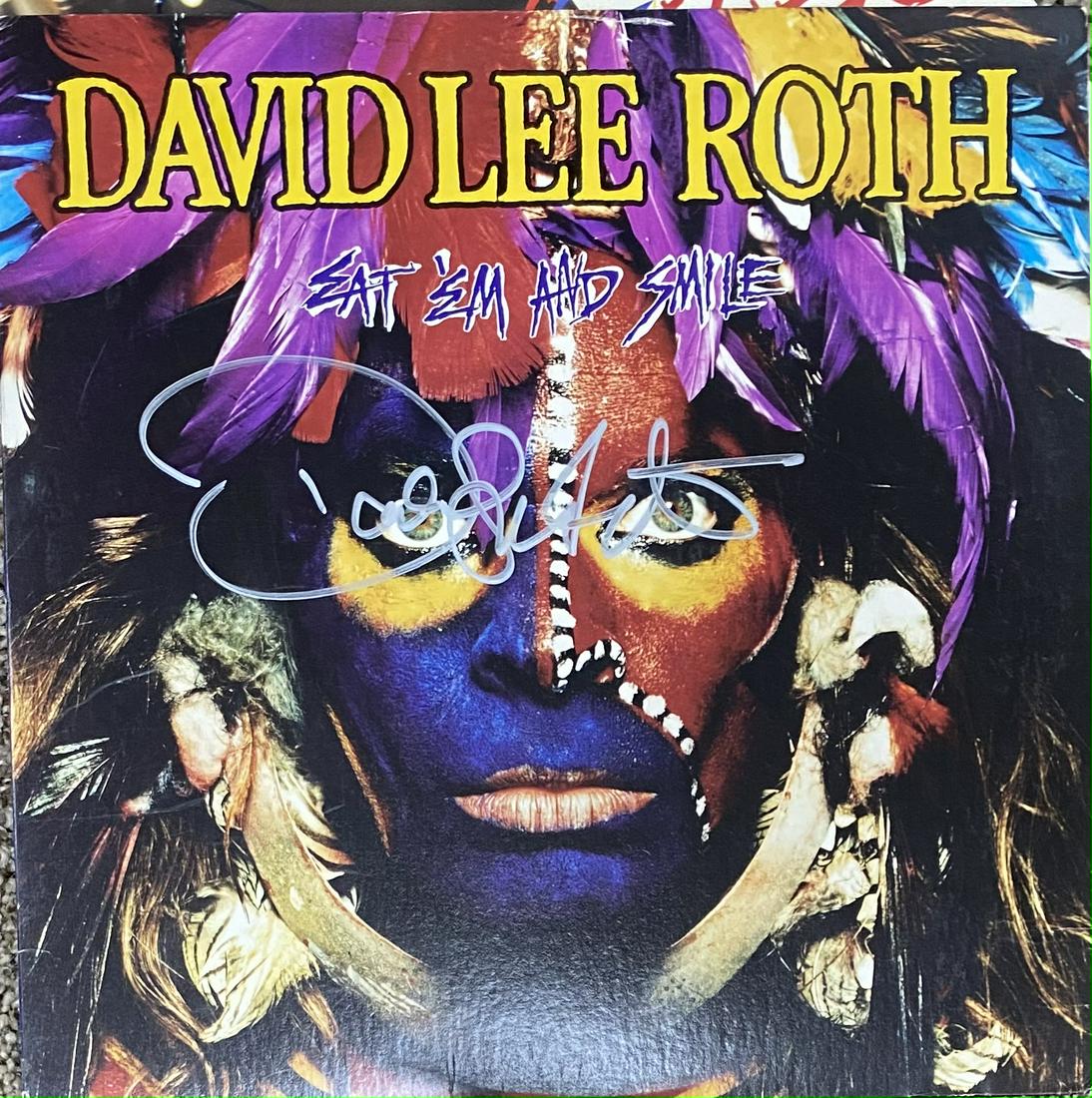David Lee Roth Autographed Album (1 of 1)