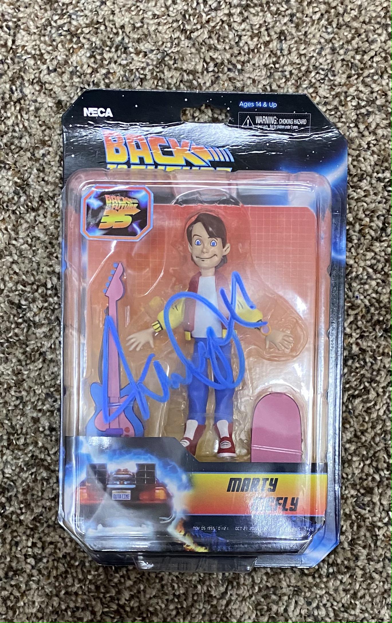Michael J Fox Autographed Figure (1 of 1)