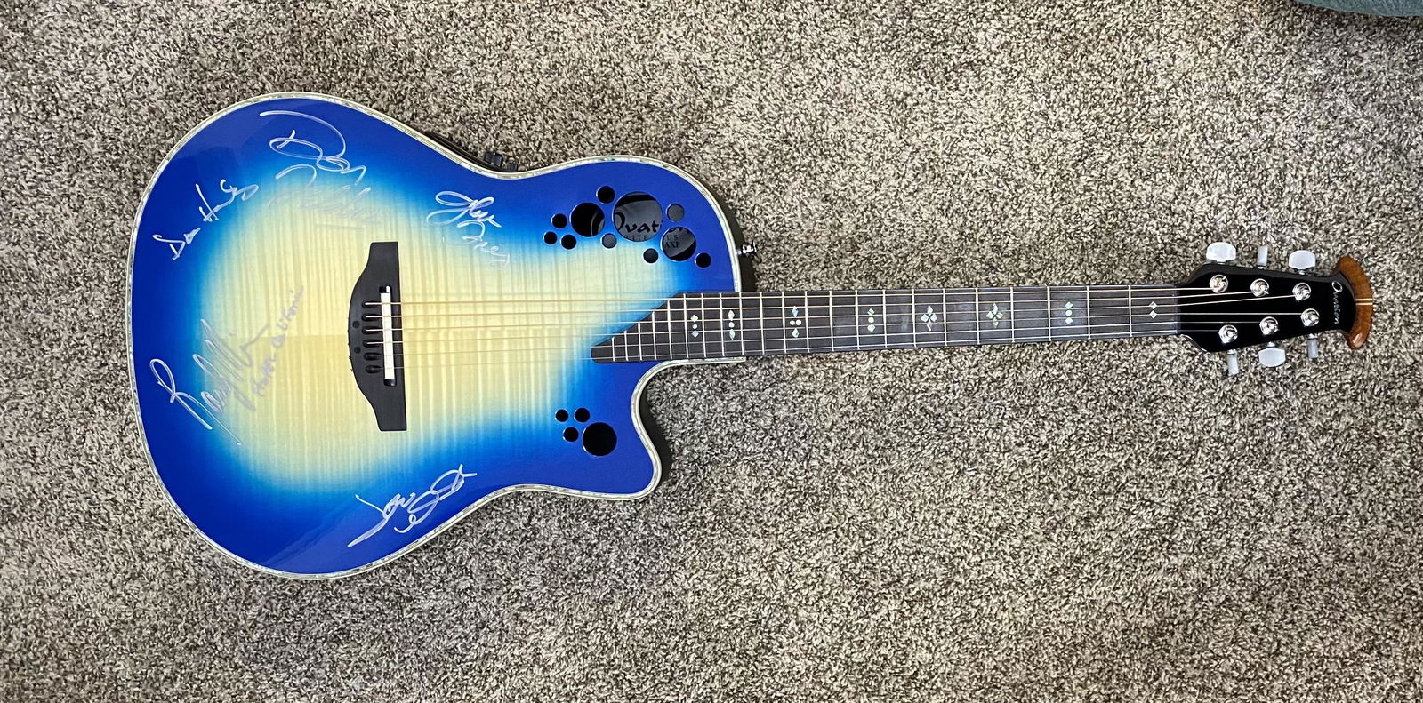 The Eagles Autographed Guitar! Beauty! FELDER HENLEY (1 of 1)