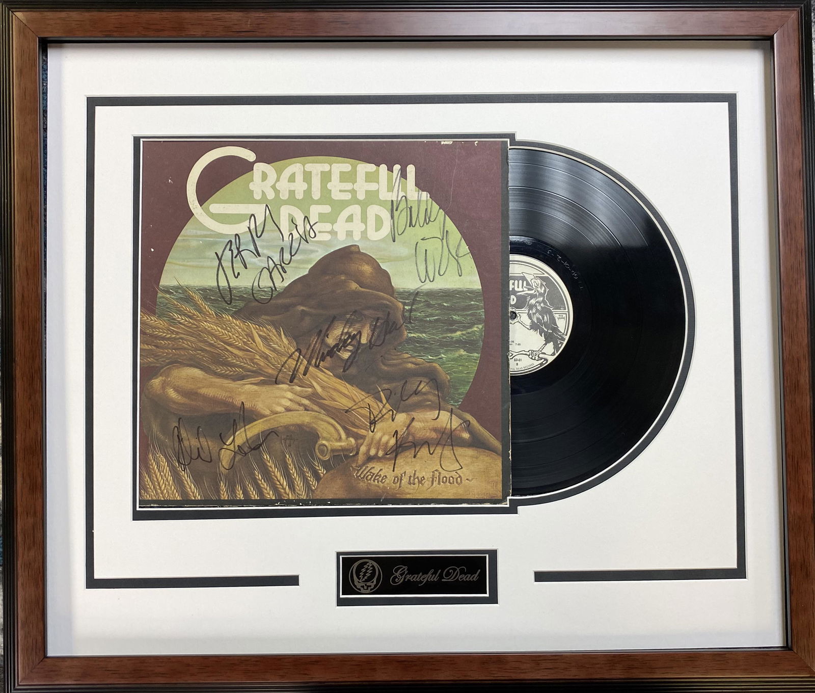 Grateful Dead Autographed Album All members! Framed (1 of 1)