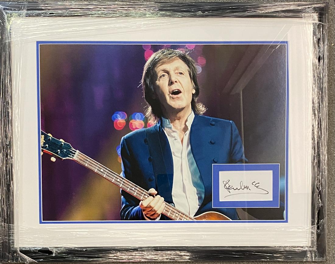 Paul McCartney Autographed Display! (1 of 1)
