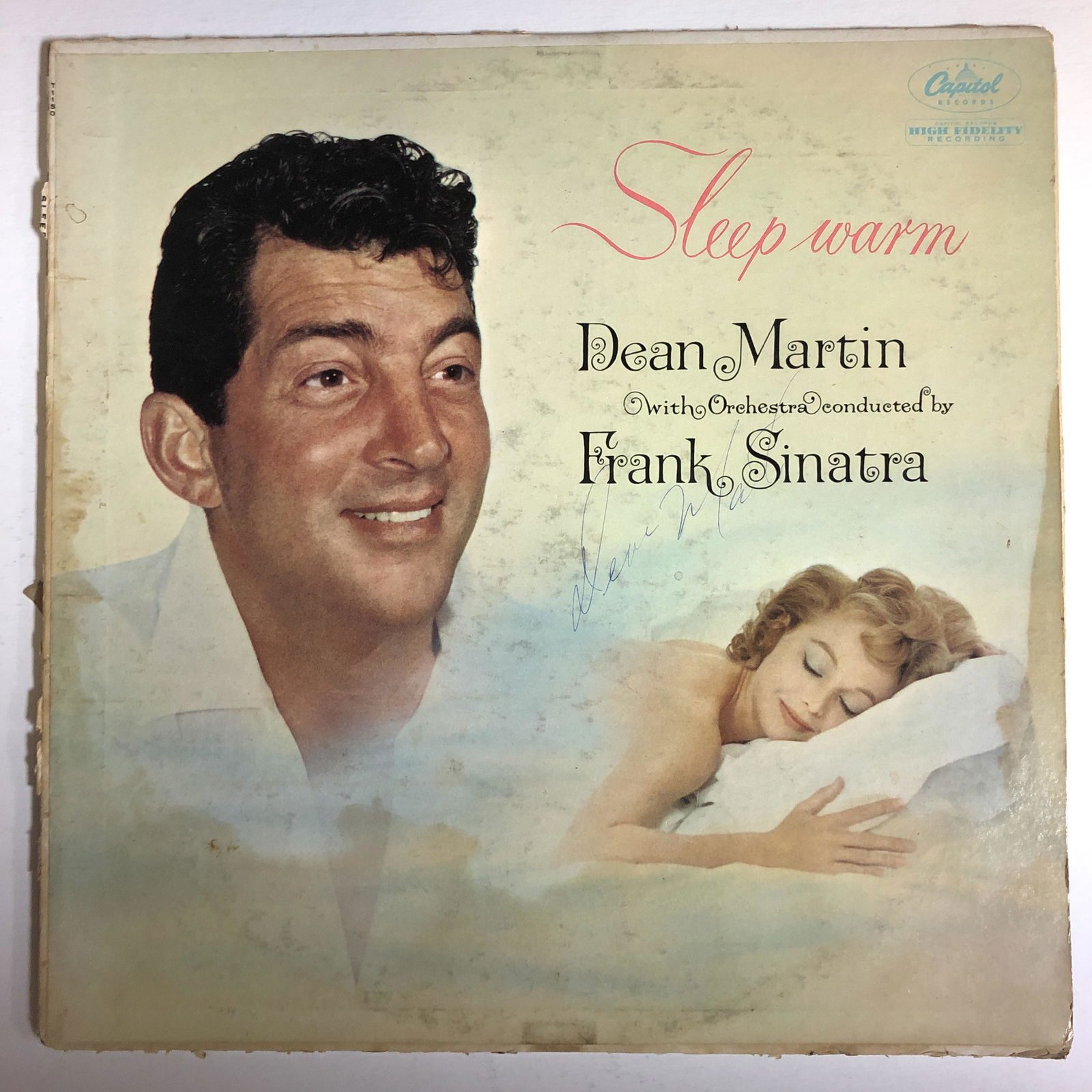 Dean Martin Autographed Album Cover (1 of 1)