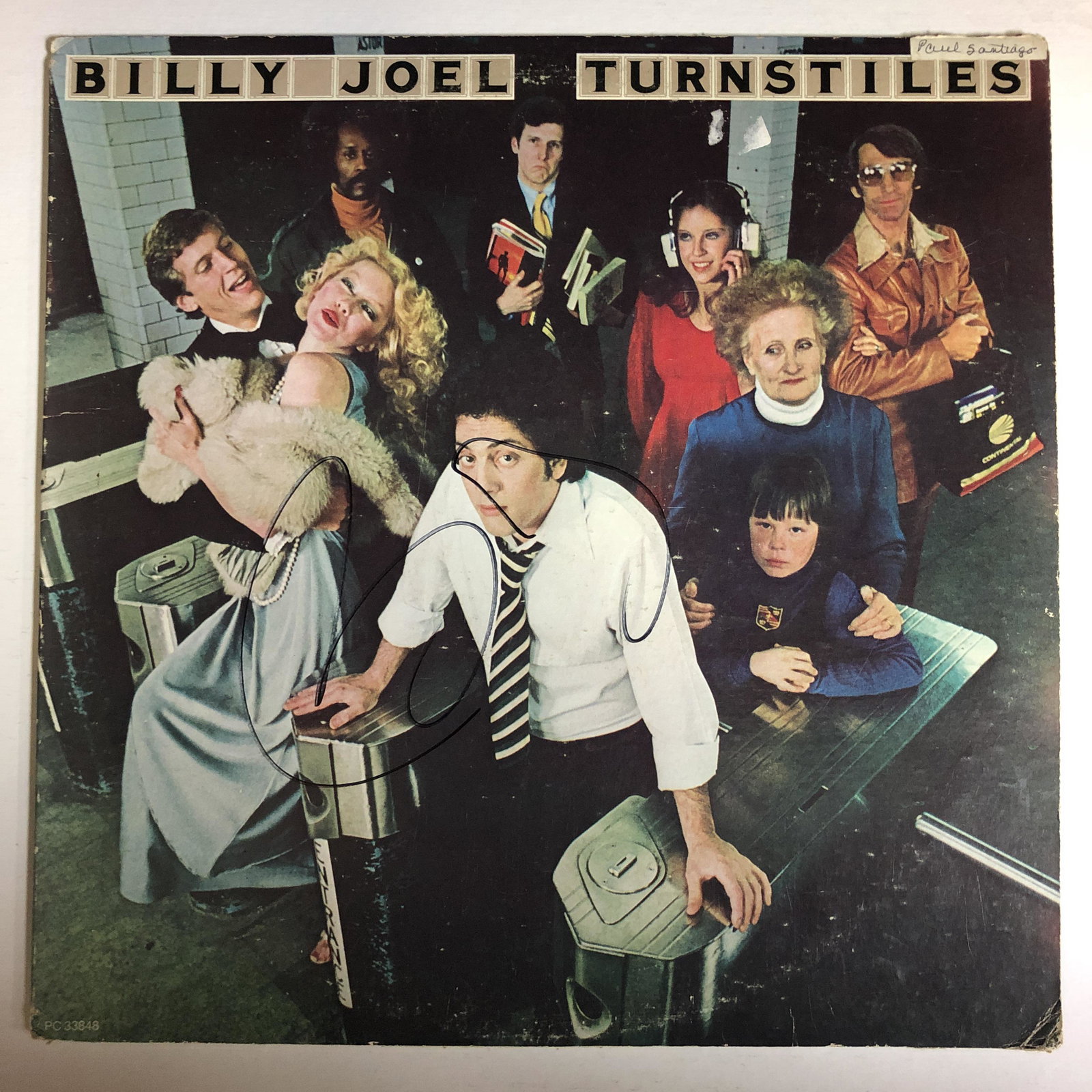 Billy Joel Autographed Album Cover Turnstiles: Each item comes with a COA from us. Ask any and all questions before bidding. All framed items take 2 weeks for framing. We ship every day. Once invoice is paid items usually ship within 4 days of pay