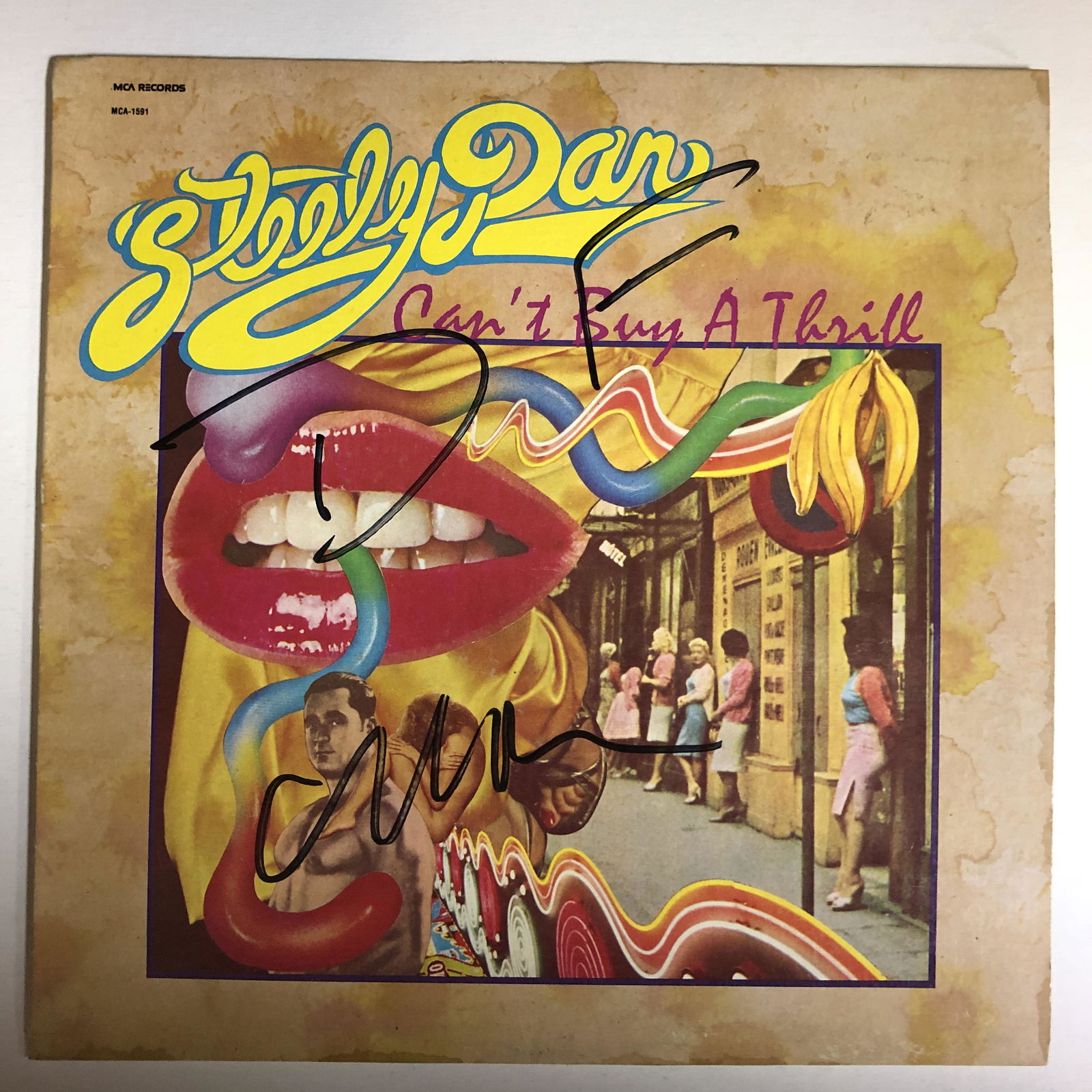 Steely Dan Autographed Album Cover, signed by Donald (1 of 1)
