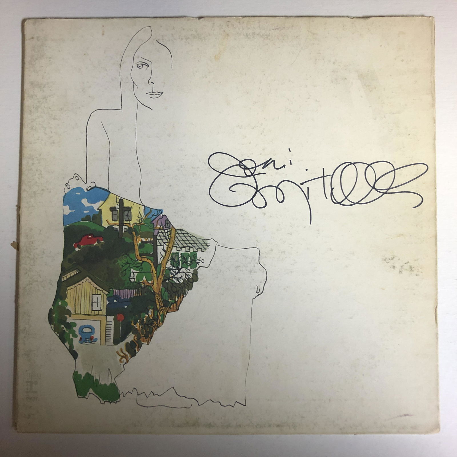 Joni Mitchell Autographed Album Cover (1 of 1)