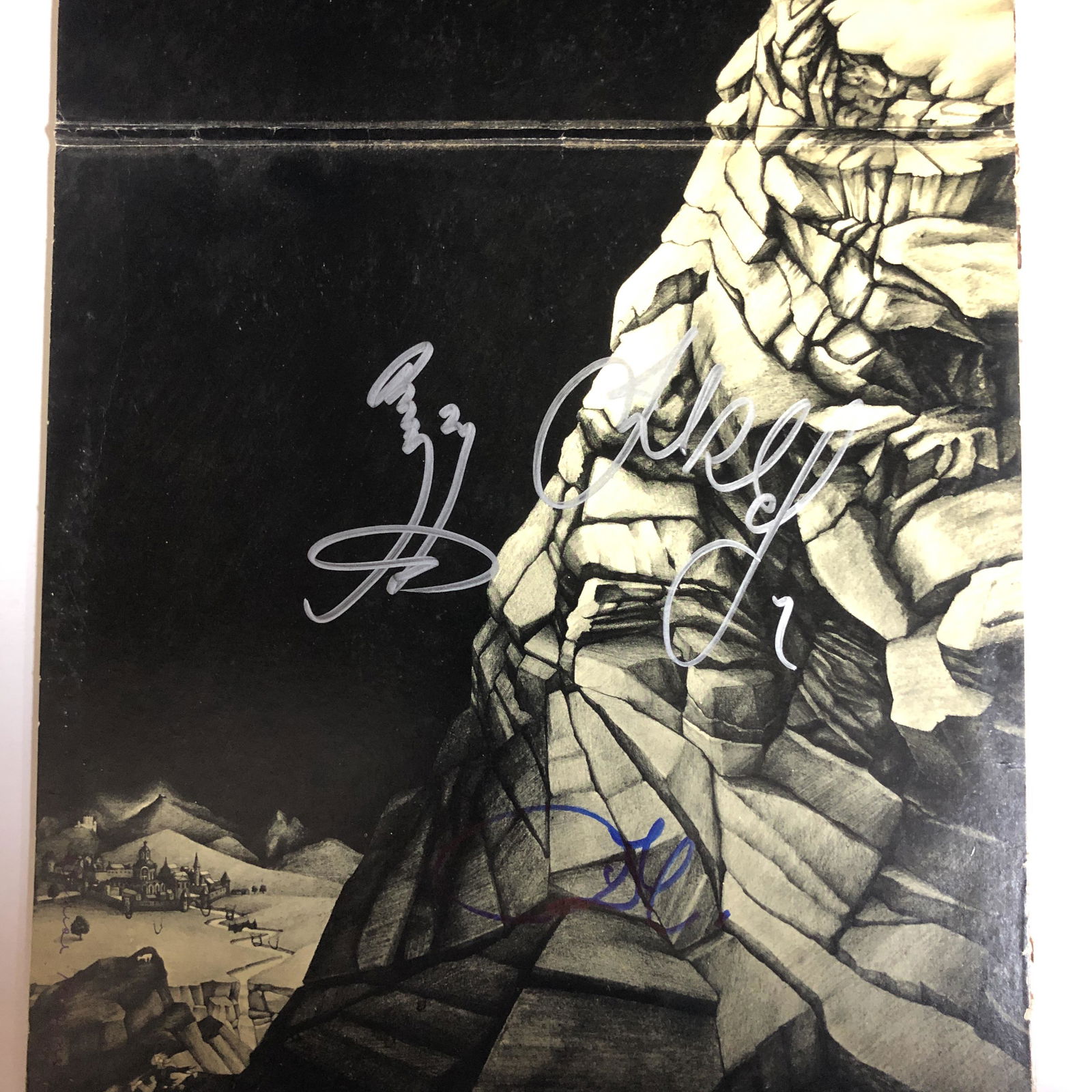 Led Zeppelin Autographed Album Cover, signed by Page, (1 of 1)