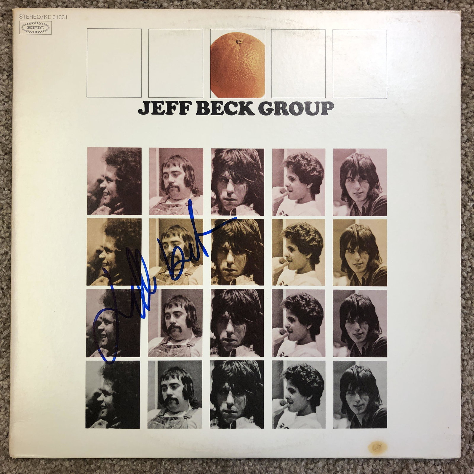 Jeff Beck Autographed Album Cover: Each item comes with a COA from us. Ask any and all questions before bidding. All framed items take 2 weeks for framing. We ship every day. Once invoice is paid items usually ship within 4 days of pay