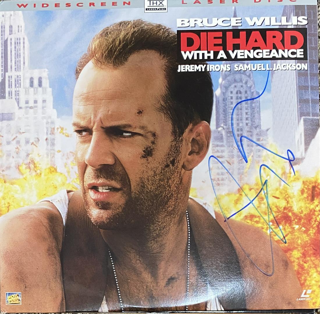 Bruce Willis Autographed Laserdisc (1 of 1)