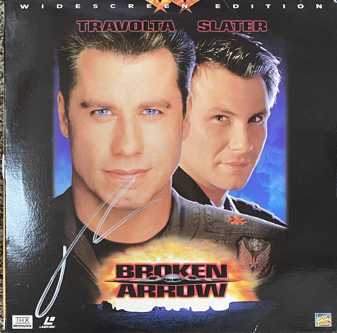 John Travolta Autographed Laserdisc (1 of 1)