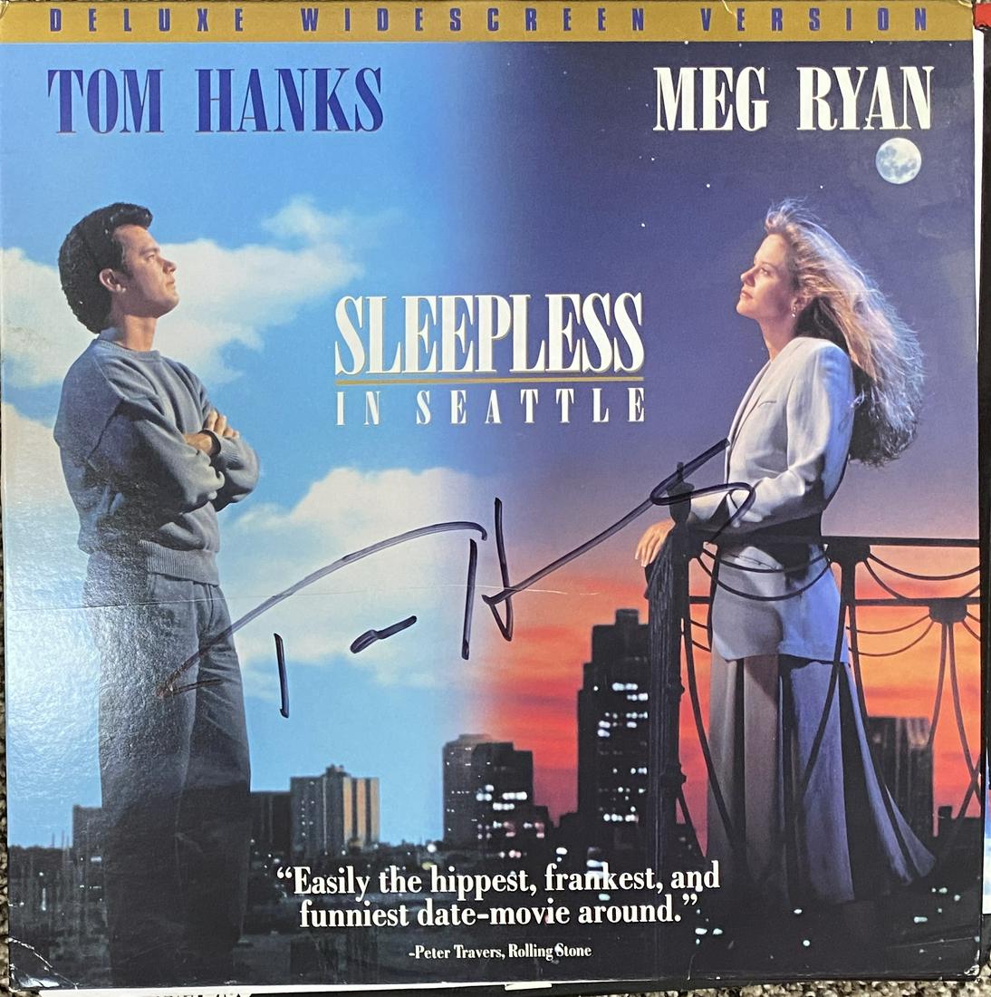 Tom Hanks Autographed Laser Disc (1 of 1)