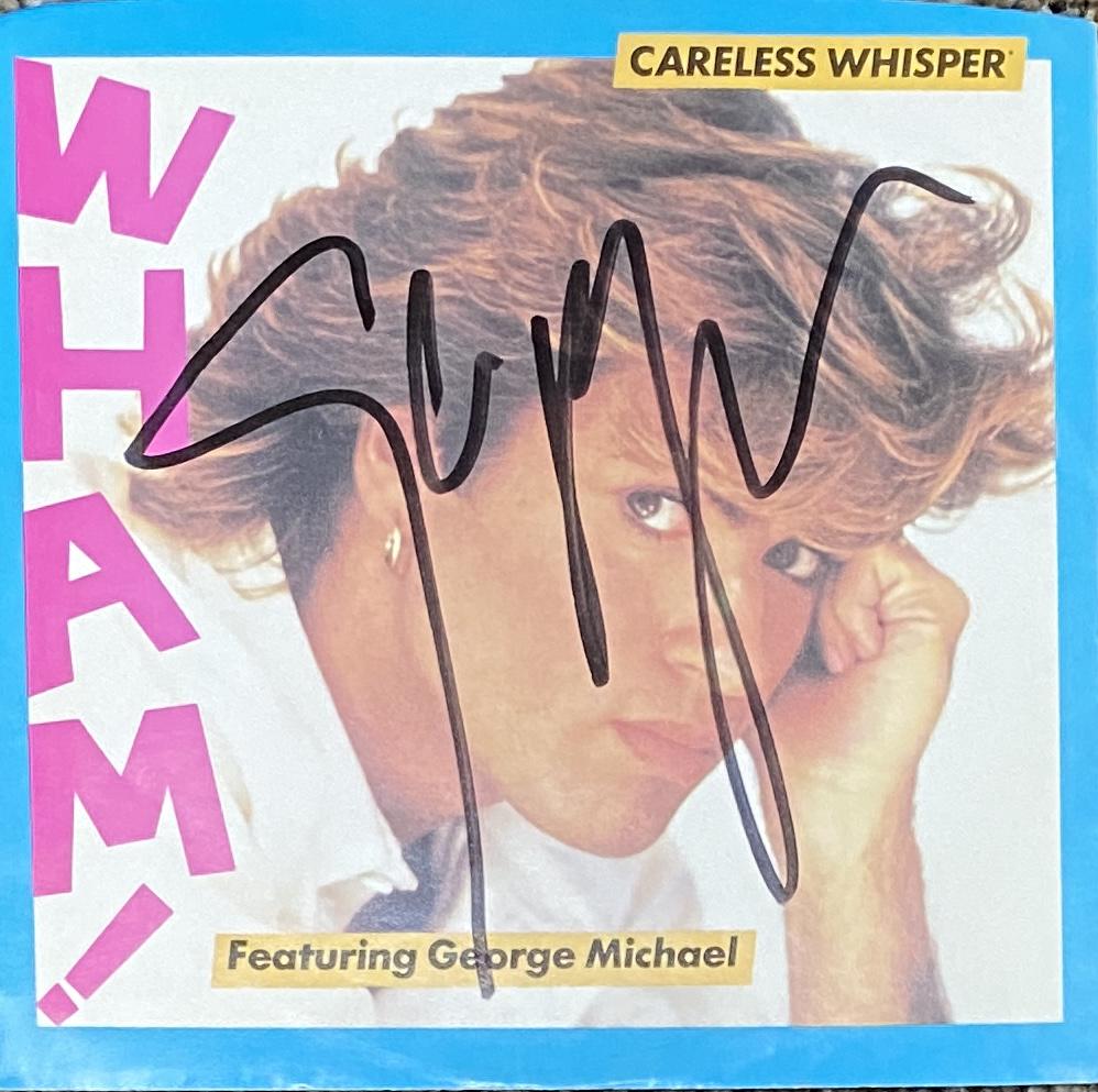 George  Michael Autographed 7" Picture Sleeve (1 of 1)