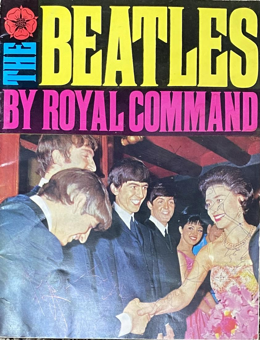 The Beatles Autographed Royal Magazine Signed by 4! (1 of 3)
