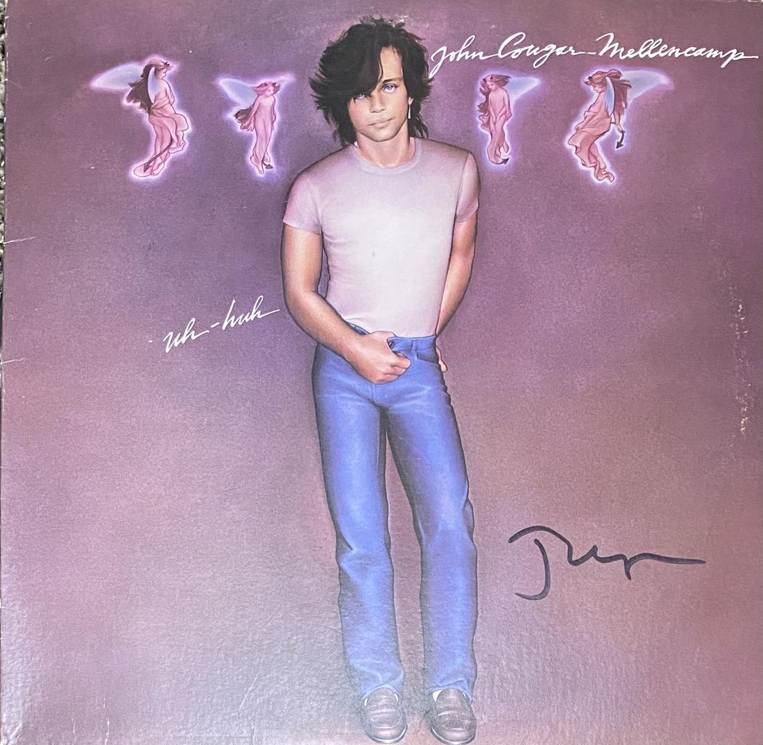 John Cougar Mellencamp Autographed Album: Each item comes with a COA from us. Ask any and all questions before bidding. All framed items take 2 weeks for framing. We ship every day. Once invoice is paid items usually ship within 4 days of pay