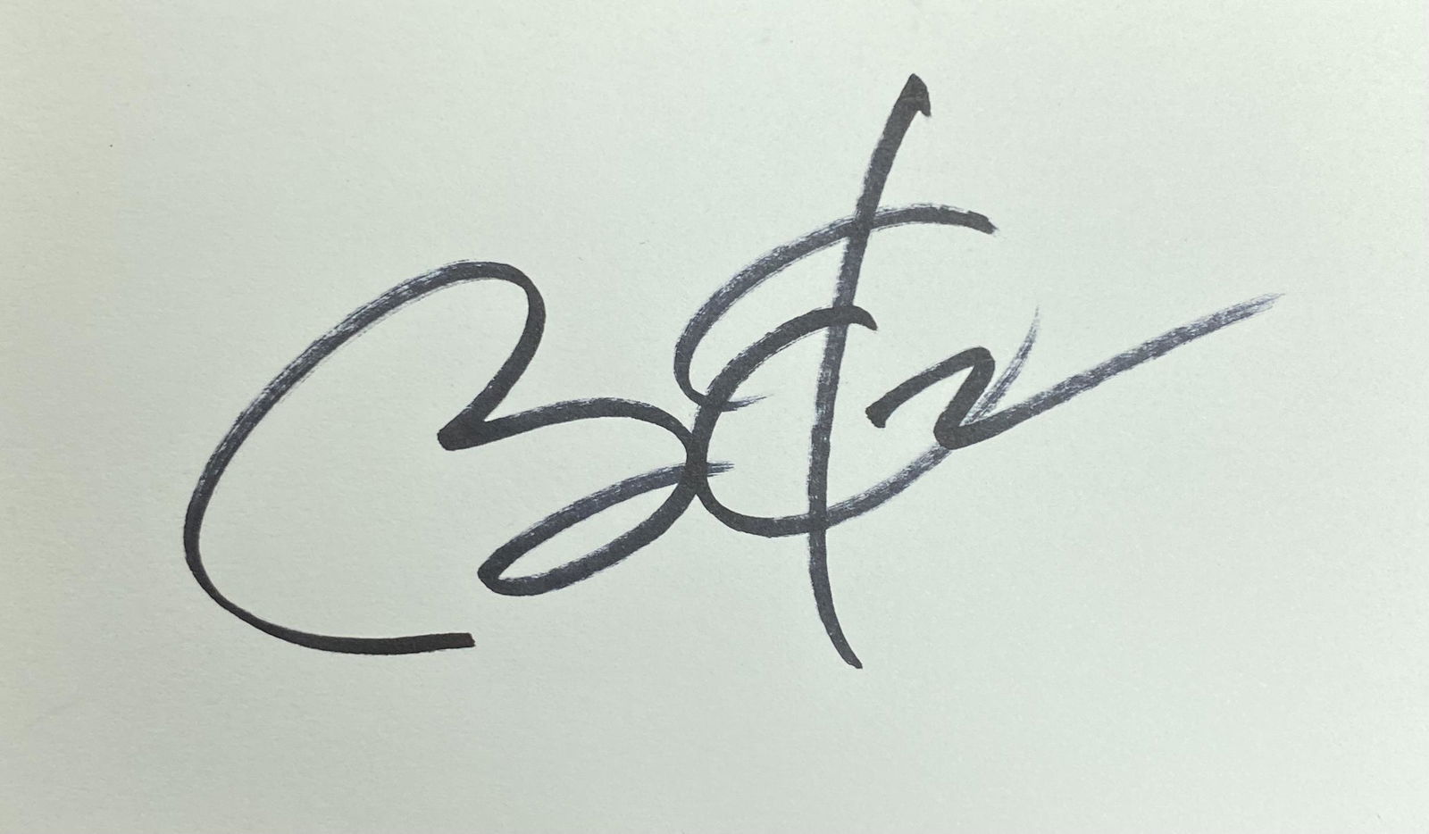 Barack Obama Autographed CARD (1 of 1)