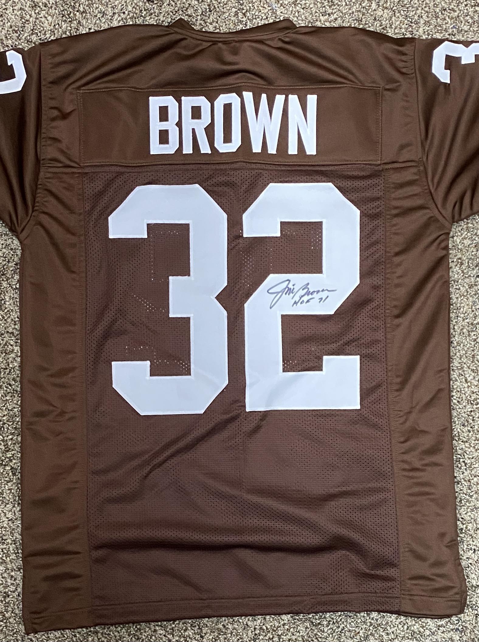 Jim Brown Autographed Jersey (1 of 1)