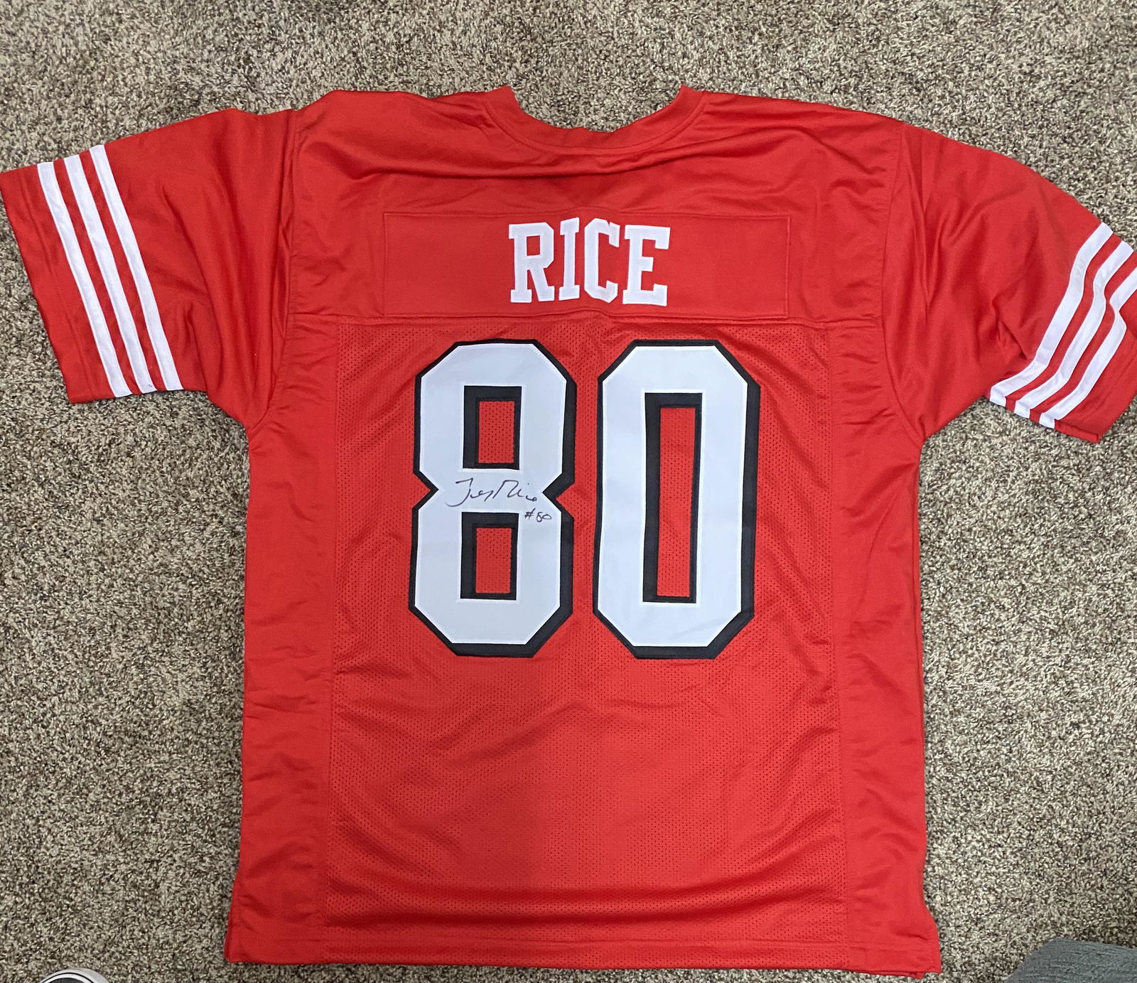 Jerry Rice Autographed Jersey (1 of 1)