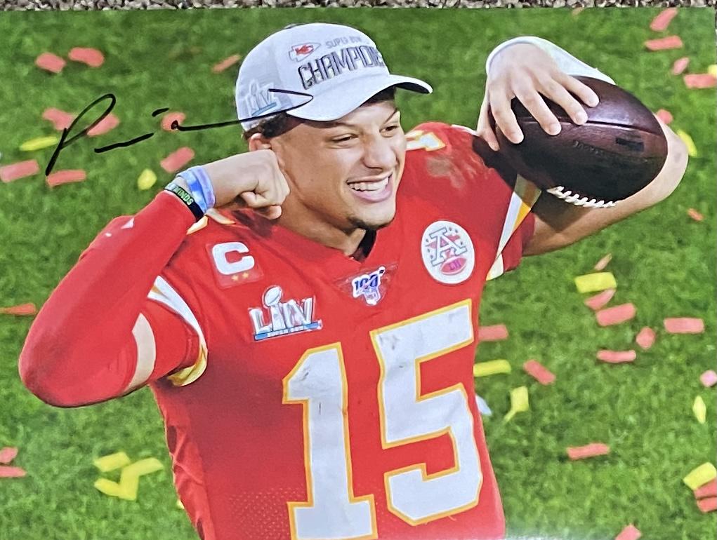 Pat Mahomes Autographed 8x10 (1 of 1)