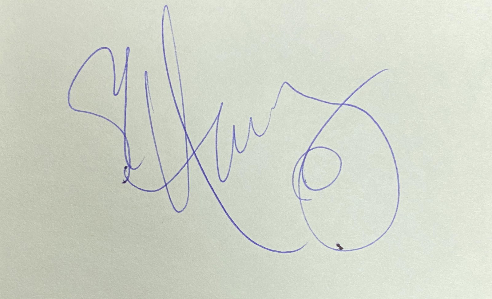 Amy Winehouse Autographed Card (1 of 1)