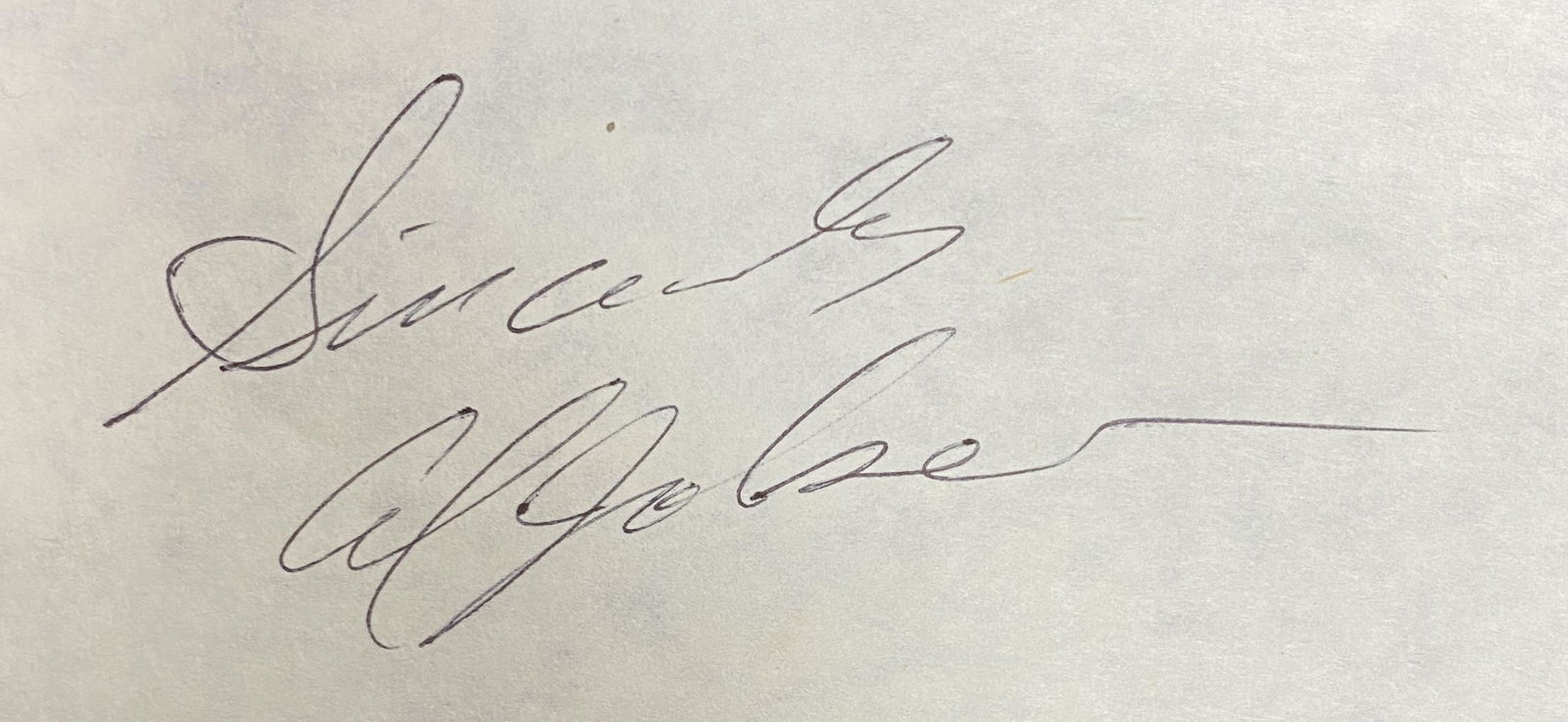 Al Jolson Autographed Page (1 of 1)