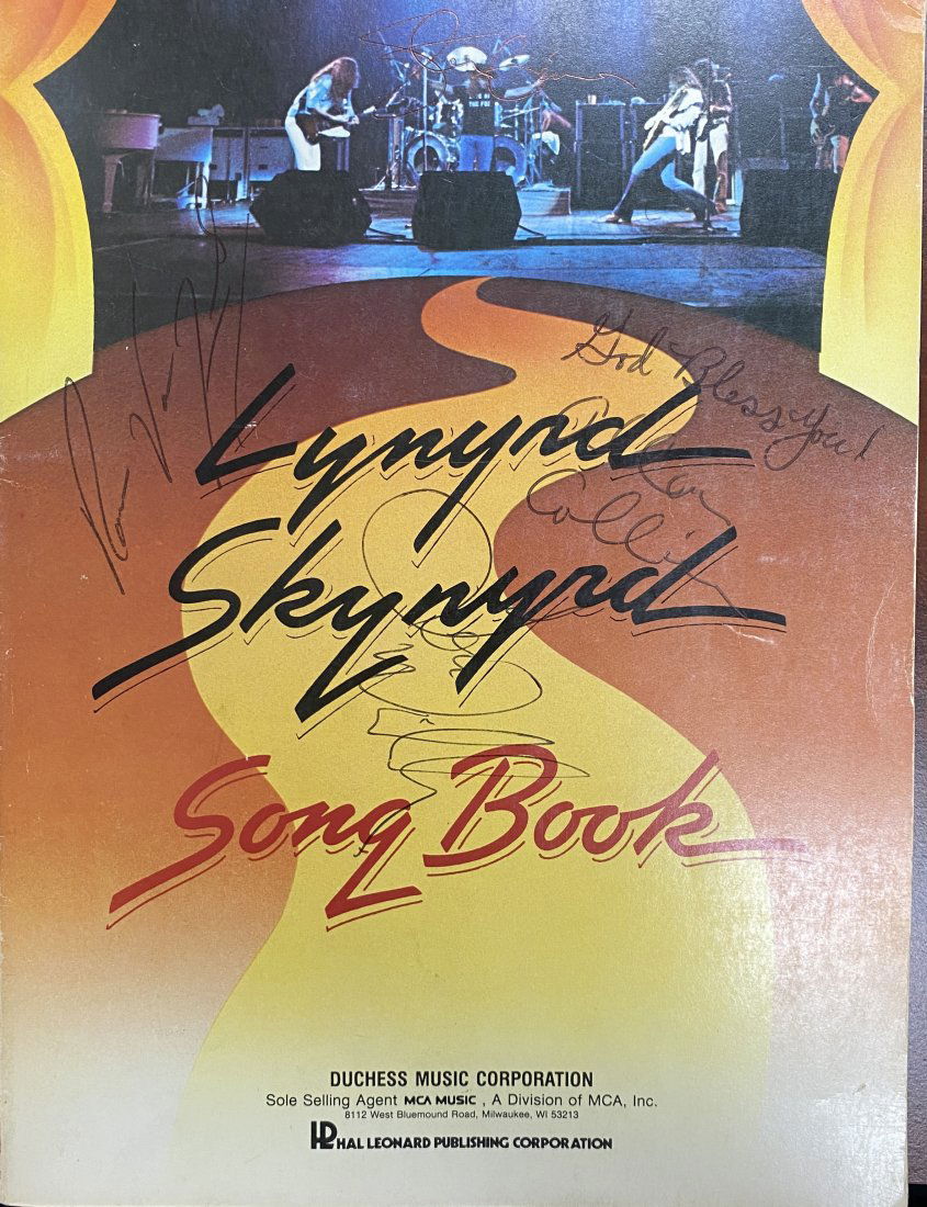 Lynyrd Skynyrd Autographed Book (1 of 1)