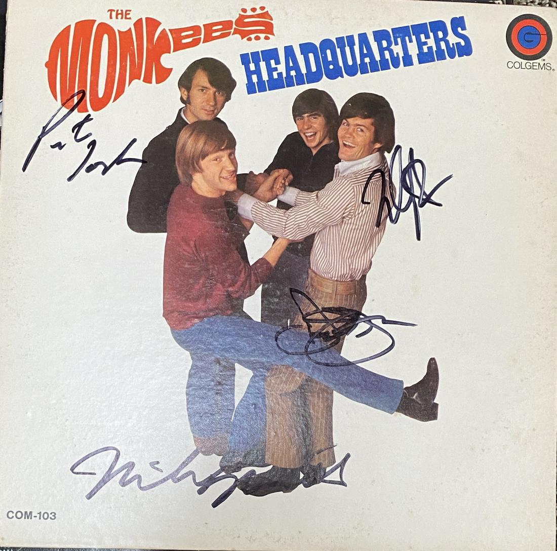 The Monkees Autographed Album All 4 Members. (1 of 1)