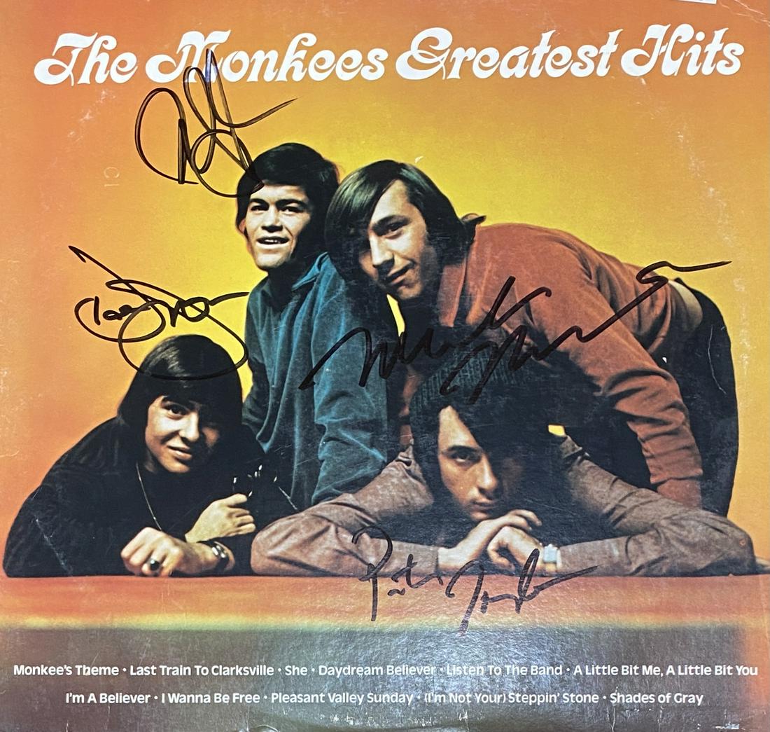 The Monkees Autographed Album All 4 Members. (1 of 1)