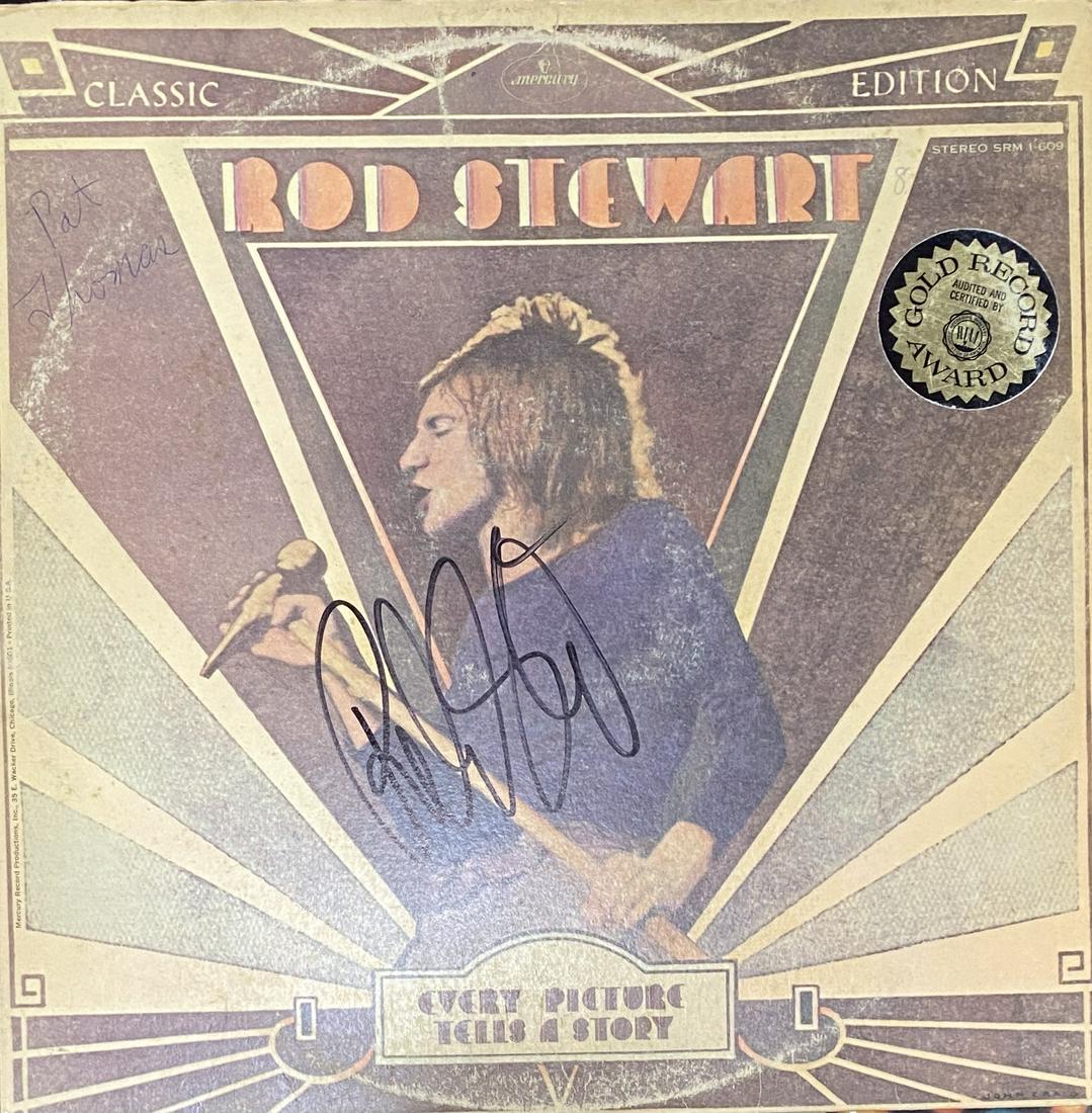 Rod Stewart Autographed Album (1 of 1)