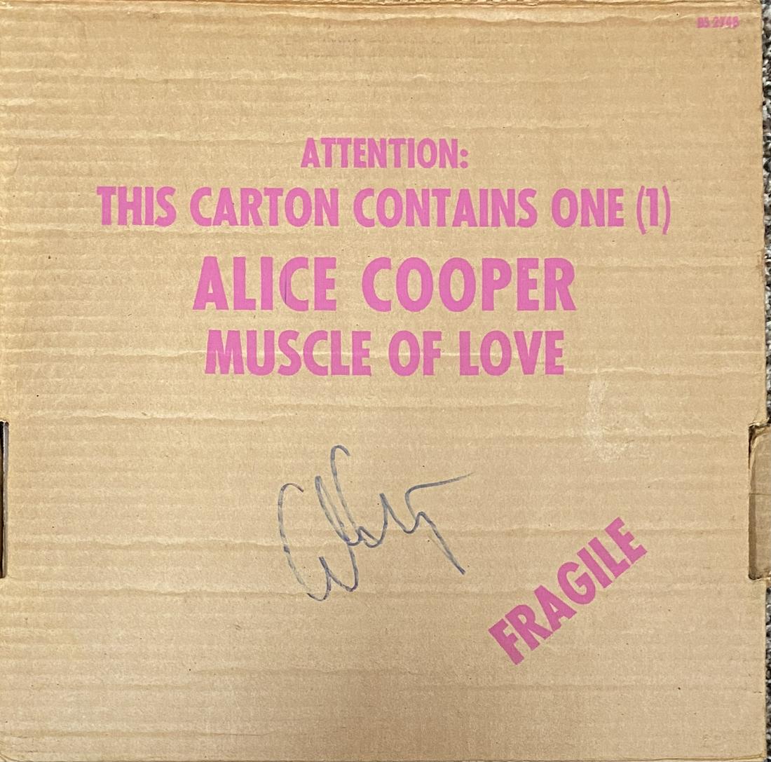 Alice Cooper Autographed Album: Each item comes with a COA from us. Ask any and all questions before bidding. All framed items take 2 weeks for framing. We ship every day. Once invoice is paid items usually ship within 4 days of pay