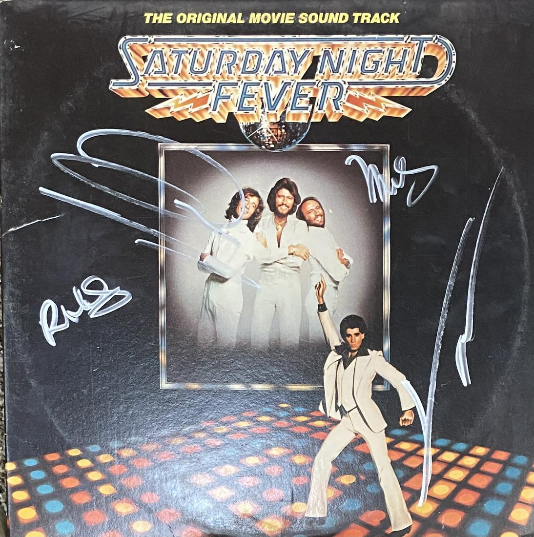 Bee Gees Travolta Autographed Album (1 of 1)