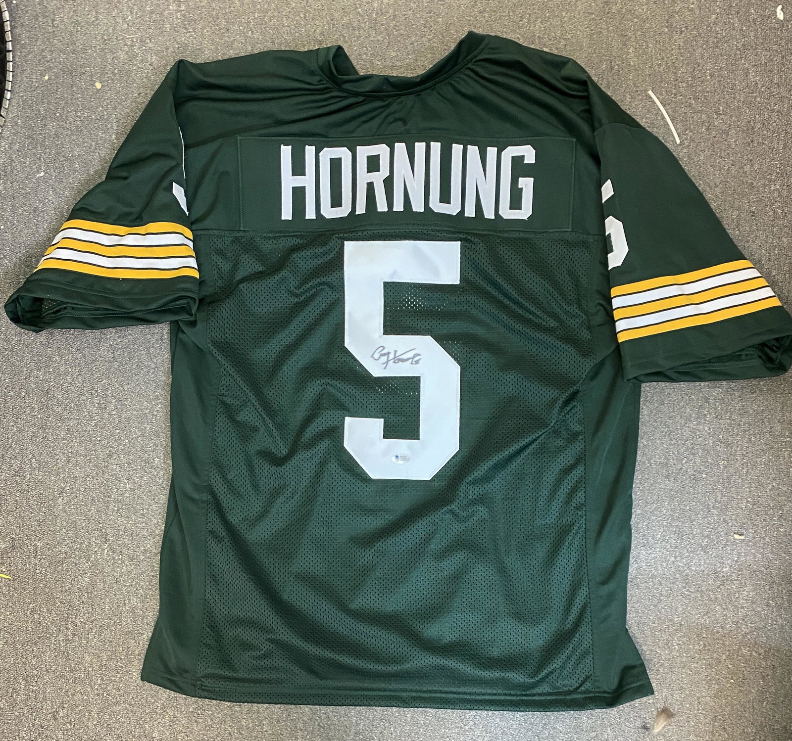 Paul Hornung Autographed Packers Jersey (1 of 1)