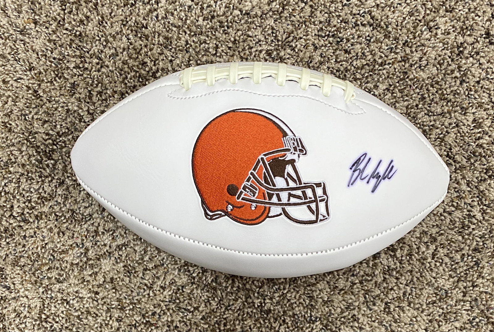 Baker Mayfield Autographed Browns Football (1 of 1)