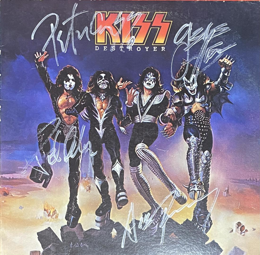 Kiss Autographed Album All 4 Members! (1 of 1)