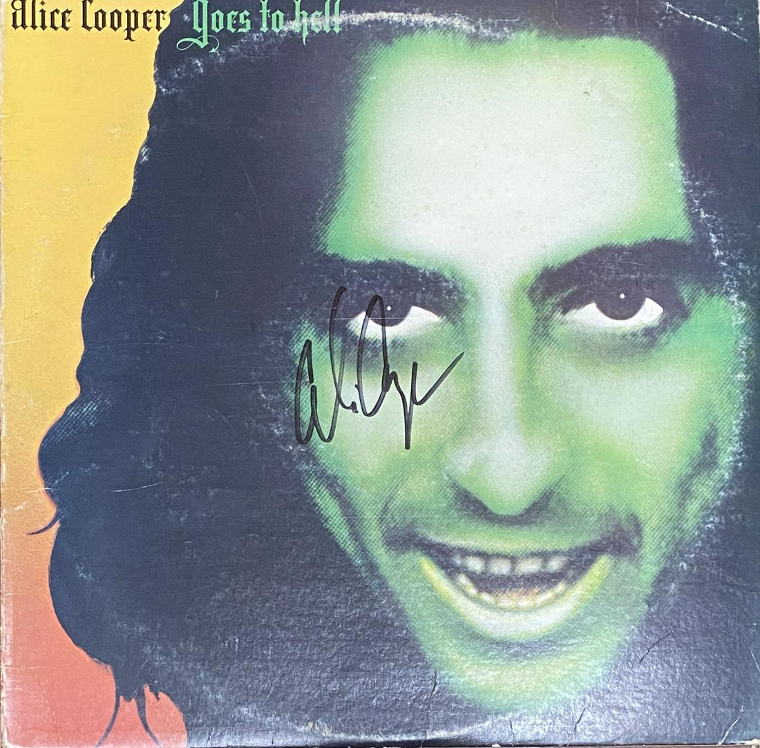 Alice Cooper Autographed Album: Each item comes with a COA from us. Ask any and all questions before bidding. All framed items take 2 weeks for framing. We ship every day. Once invoice is paid items usually ship within 4 days of pay