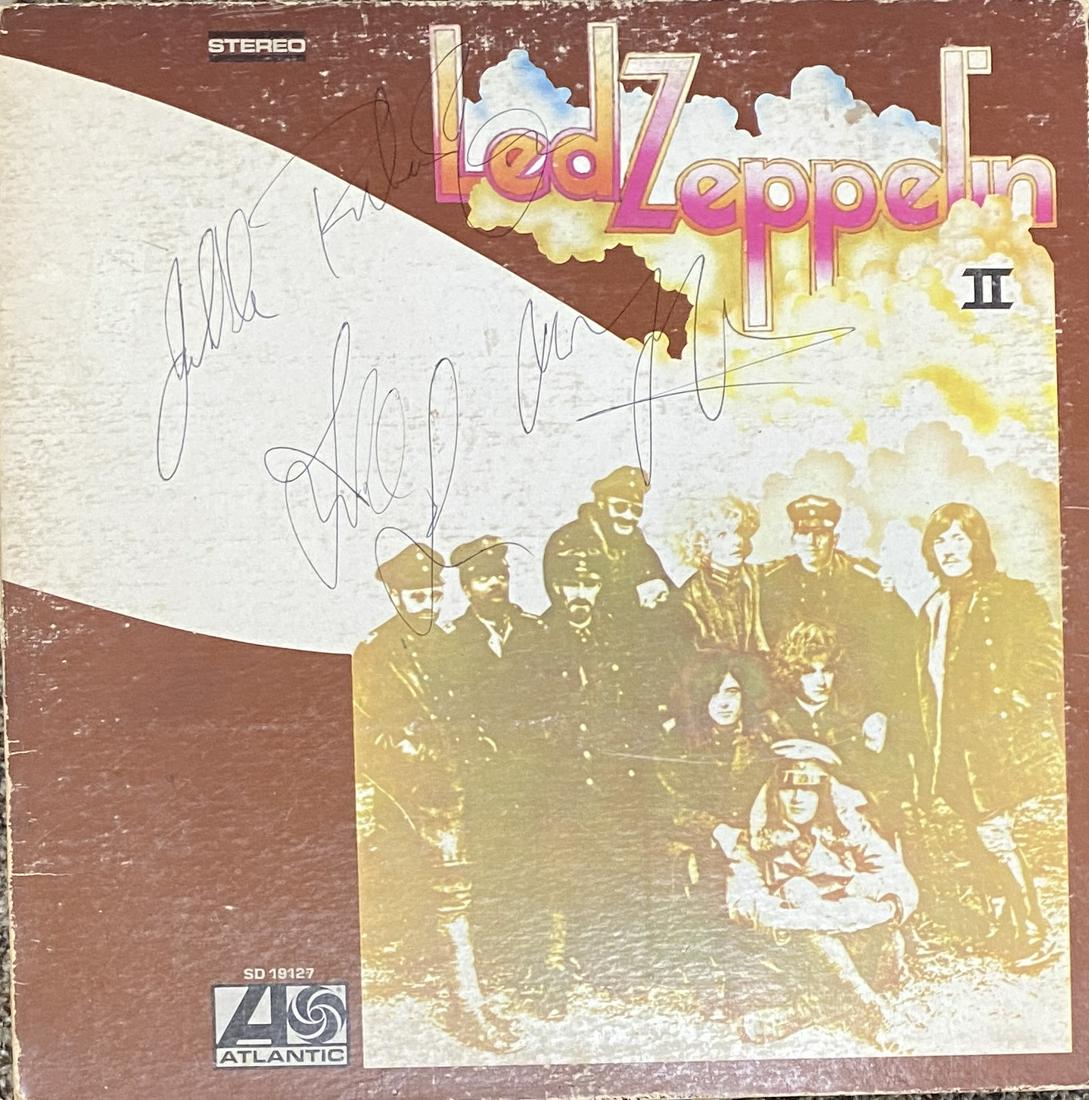 Led Zeppelin Autographed Album BONHAM PAGE PLANT JONES! (1 of 1)