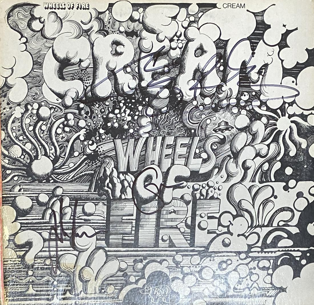 Cream Autographed Album CLAPTON BAKER BRUCE (1 of 1)