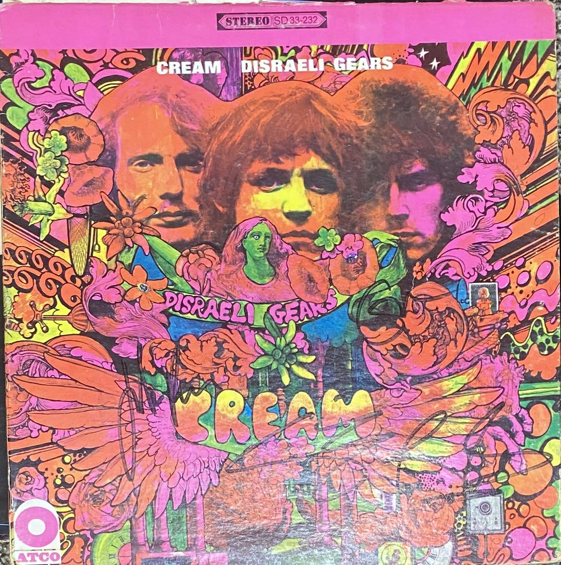 Cream Autographed Album CLAPTON BAKER BRUCE (1 of 1)