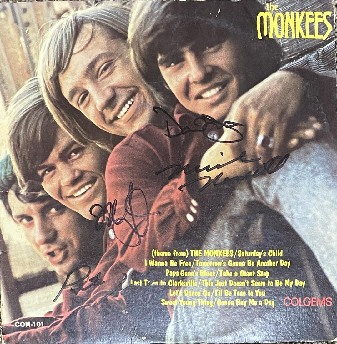 The Monkees Autographed Album All 4 Members! (1 of 1)