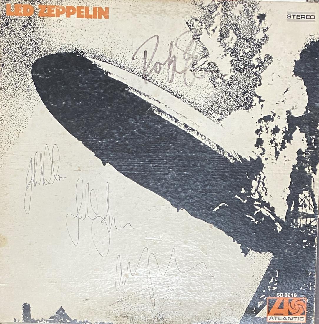 Led Zeppelin Autographed Album BONHAM PAGE PLANT JONES! (1 of 1)