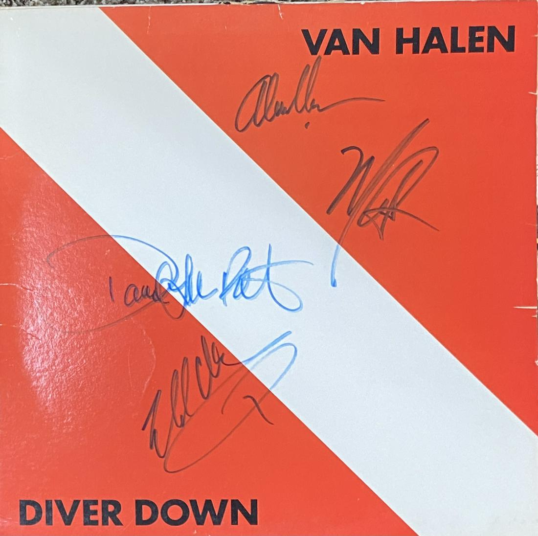 Van Halen Autographed Album EDDIE DAVID (1 of 1)