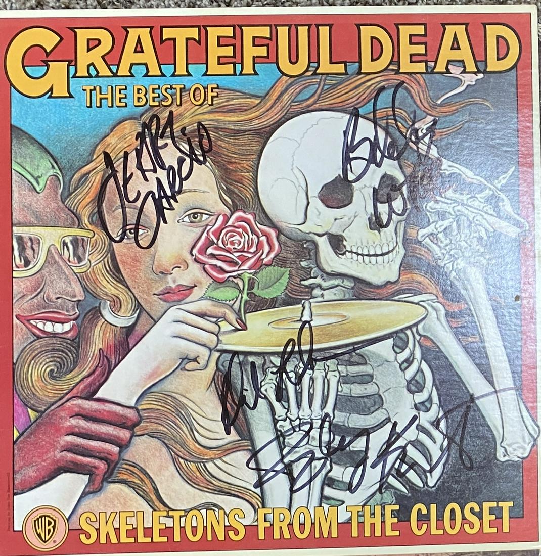 Grateful Dead Autographed Album Jerry Bobby Phil Bill! (1 of 1)