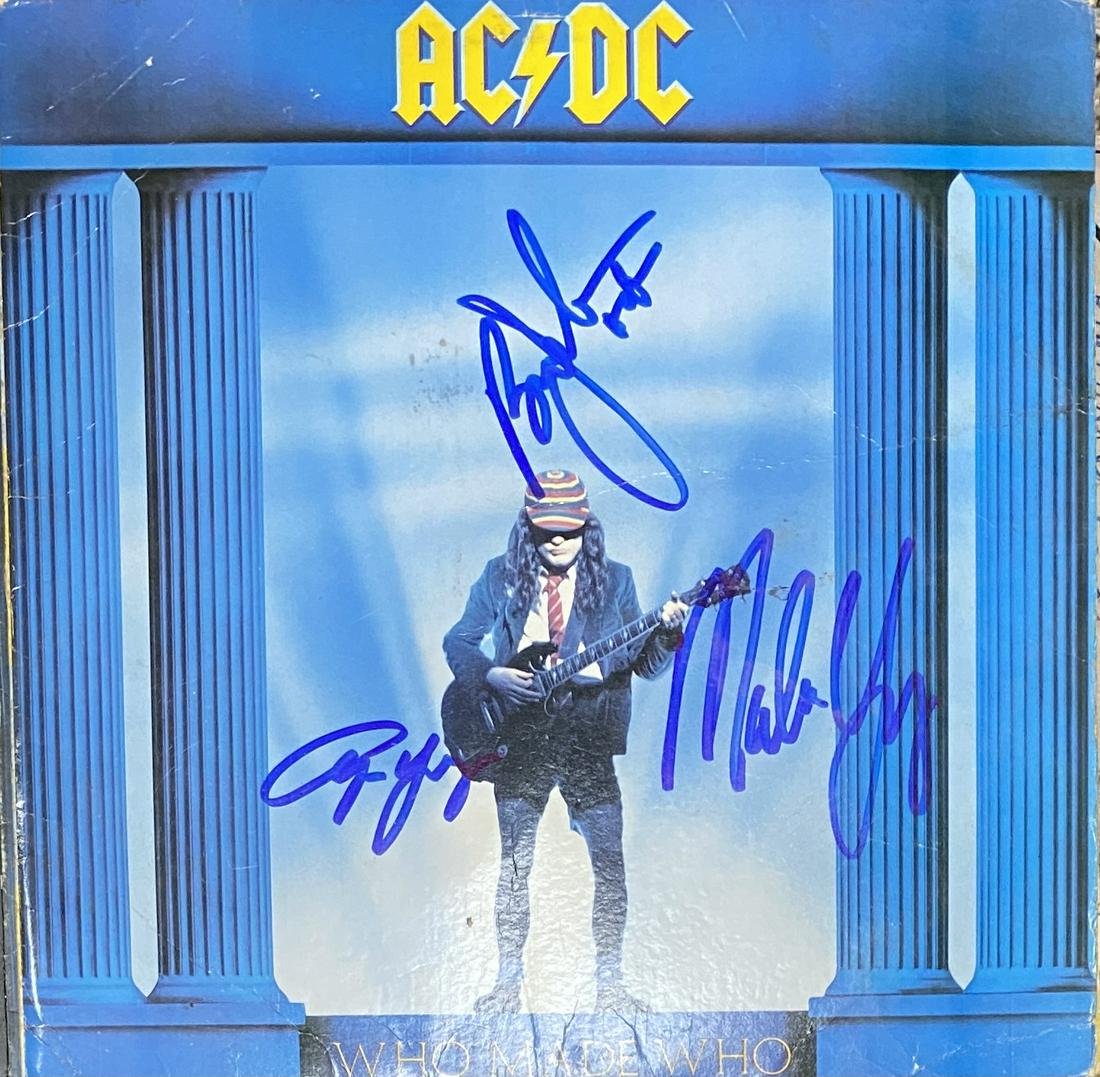 AC/DC Autographed Album Angus Malcolm Brian: Each item comes with a COA from us. Ask any and all questions before bidding. All framed items take 2 weeks for framing. We ship every day. Once invoice is paid items usually ship within 4 days of pay