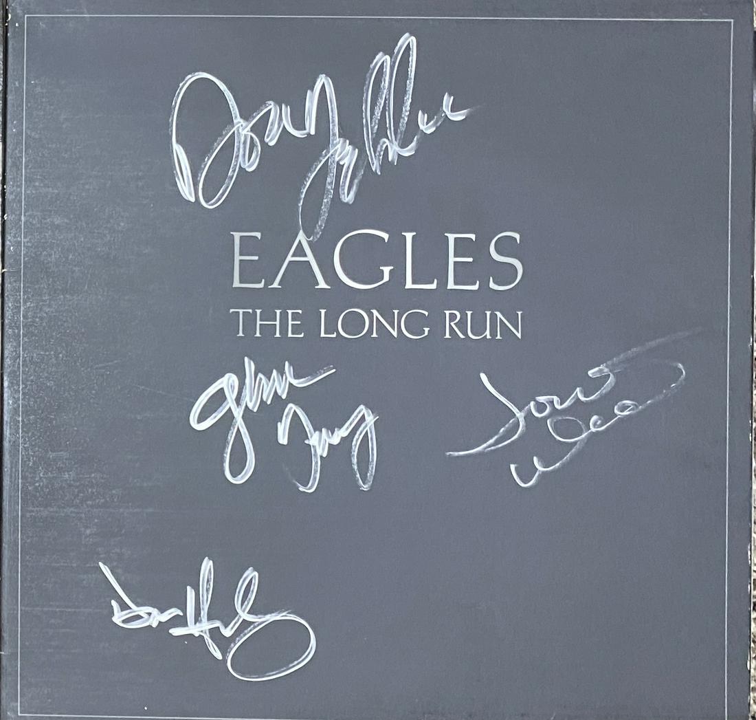 The Eagles Autographed Album  HENLEY FREY WALSH FELDER (1 of 1)